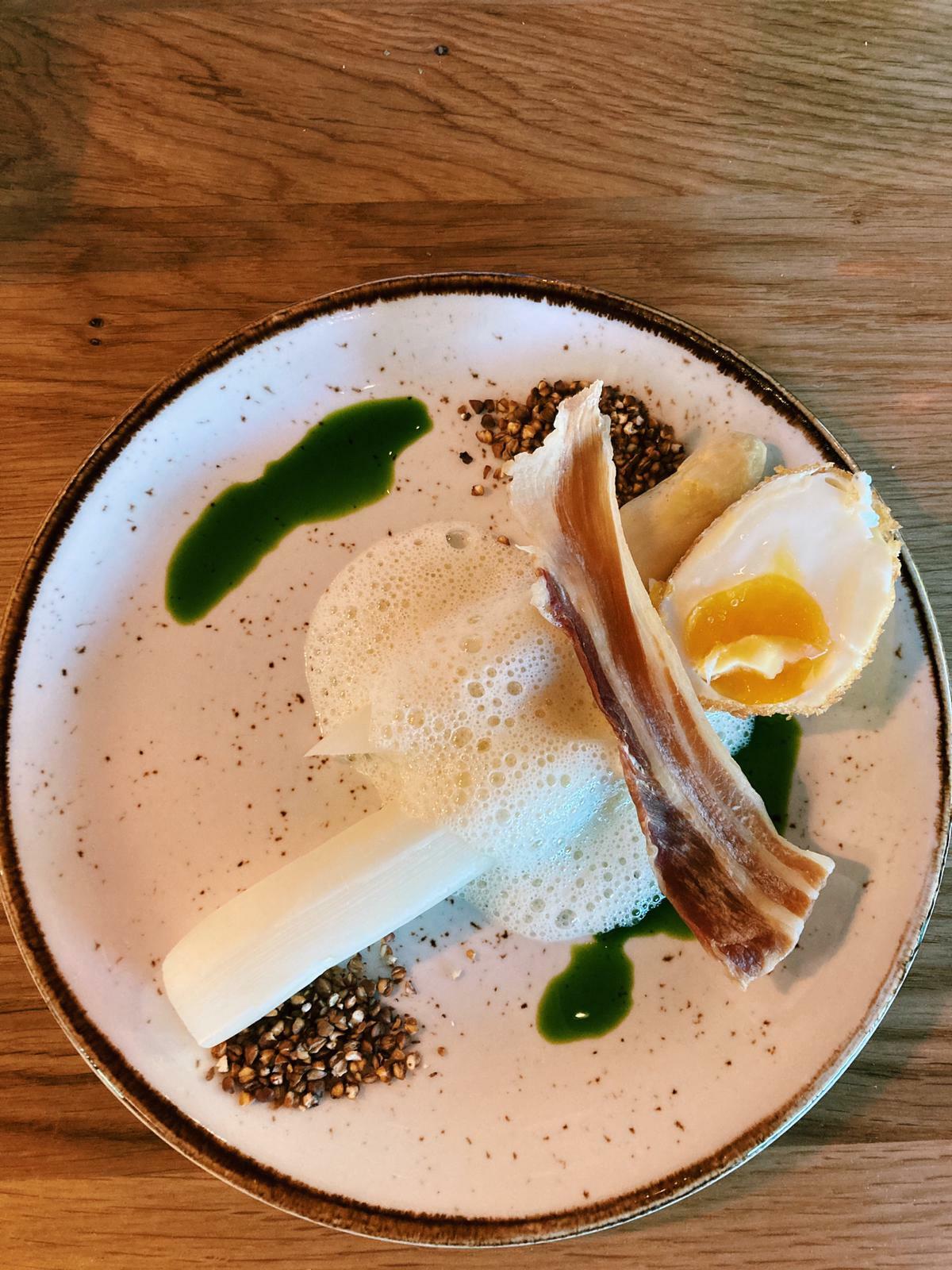 Delicious and nicely presented fine-dining dish